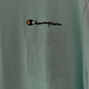 XL mens Teal Champion T-Shirt